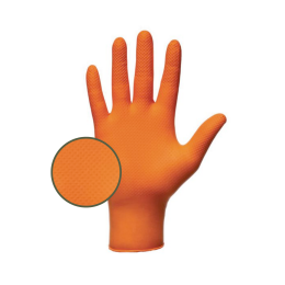 Gants Nitrile jetables Super Nitro Orange